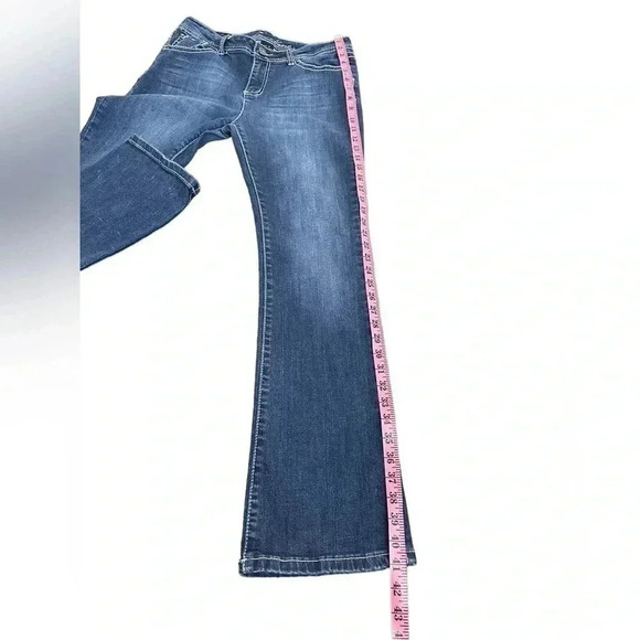 Wired Heart Western Midrise Embroidered Pockets Cowgirl Bootcut Jeans size 31 - Picture 12 of 14